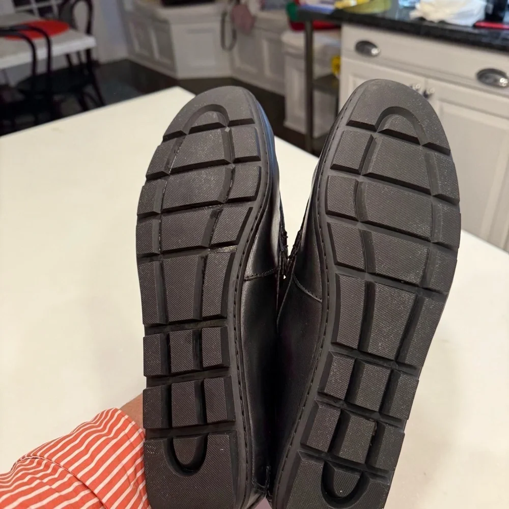 Coach Men’s Leather Driving Loafers Black Leather Sz 12D NEW